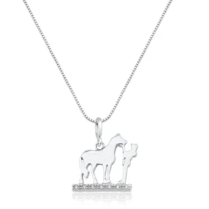 Colar Cavalo e Mulher