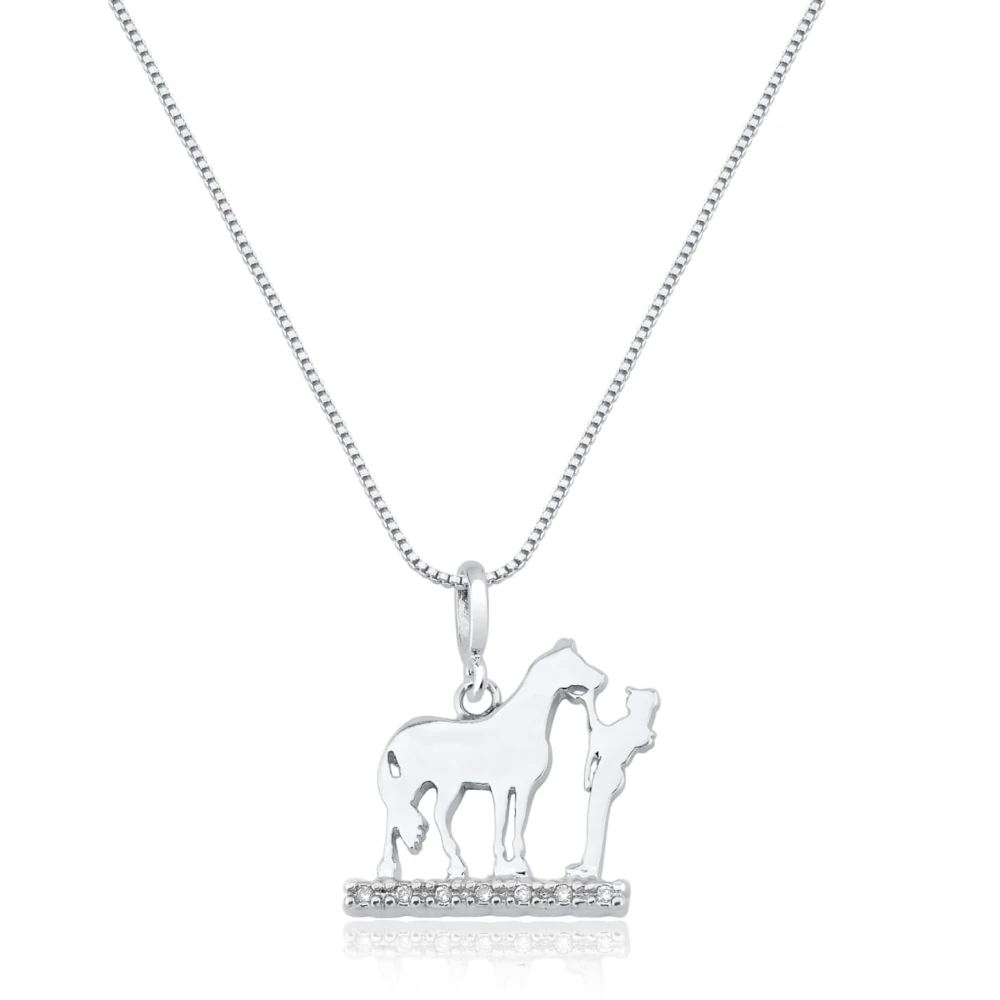 Colar Cavalo e Mulher